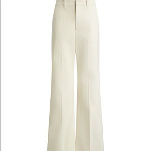 Joseph Highwaisted Jess trousers- off white